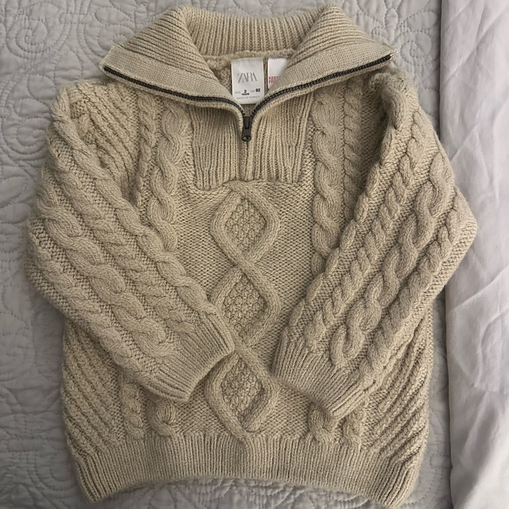Zara toddler knitted sweater 2Y